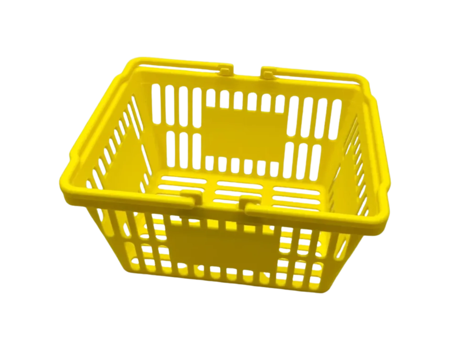 Miniature shopping basket organizer