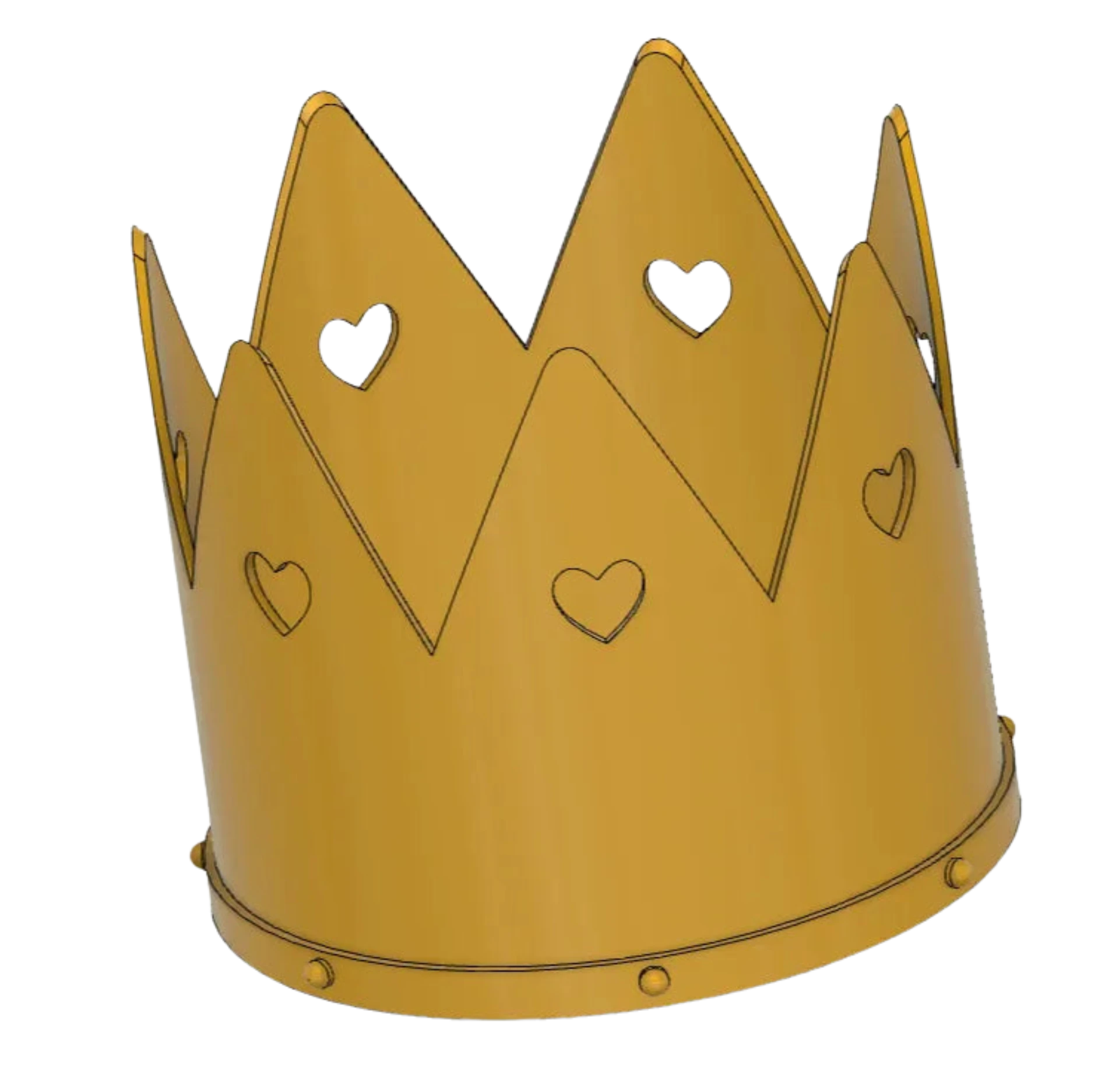 Birthday Crown Cake Topper