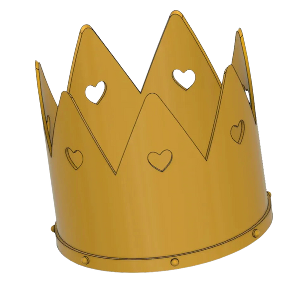 Birthday Crown Cake Topper