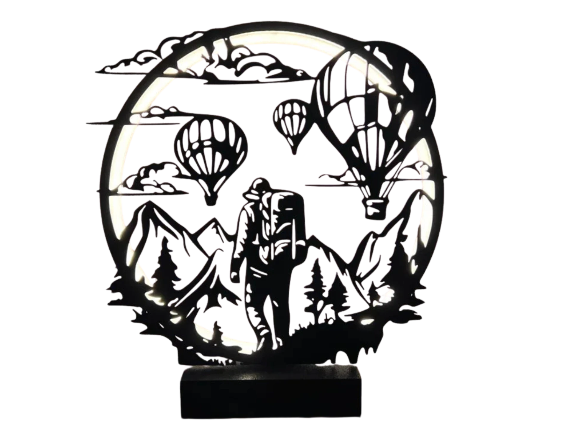 Led Ring Lamp with replacement panels