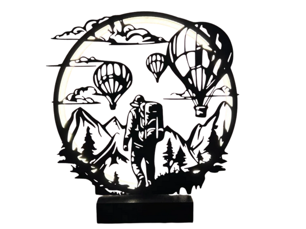 Led Ring Lamp with replacement panels
