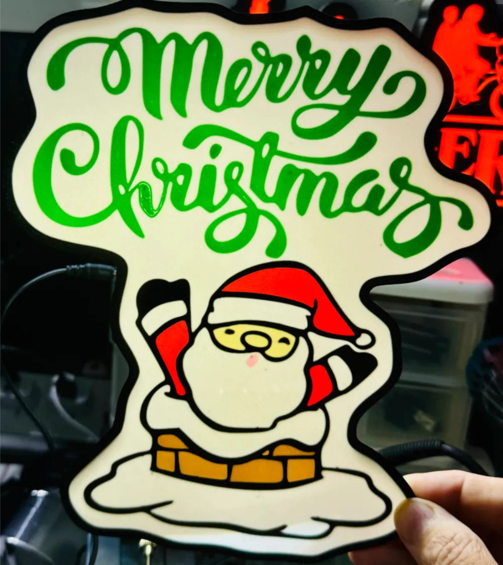 8-color AMS light box - Merry Christmas Santa!