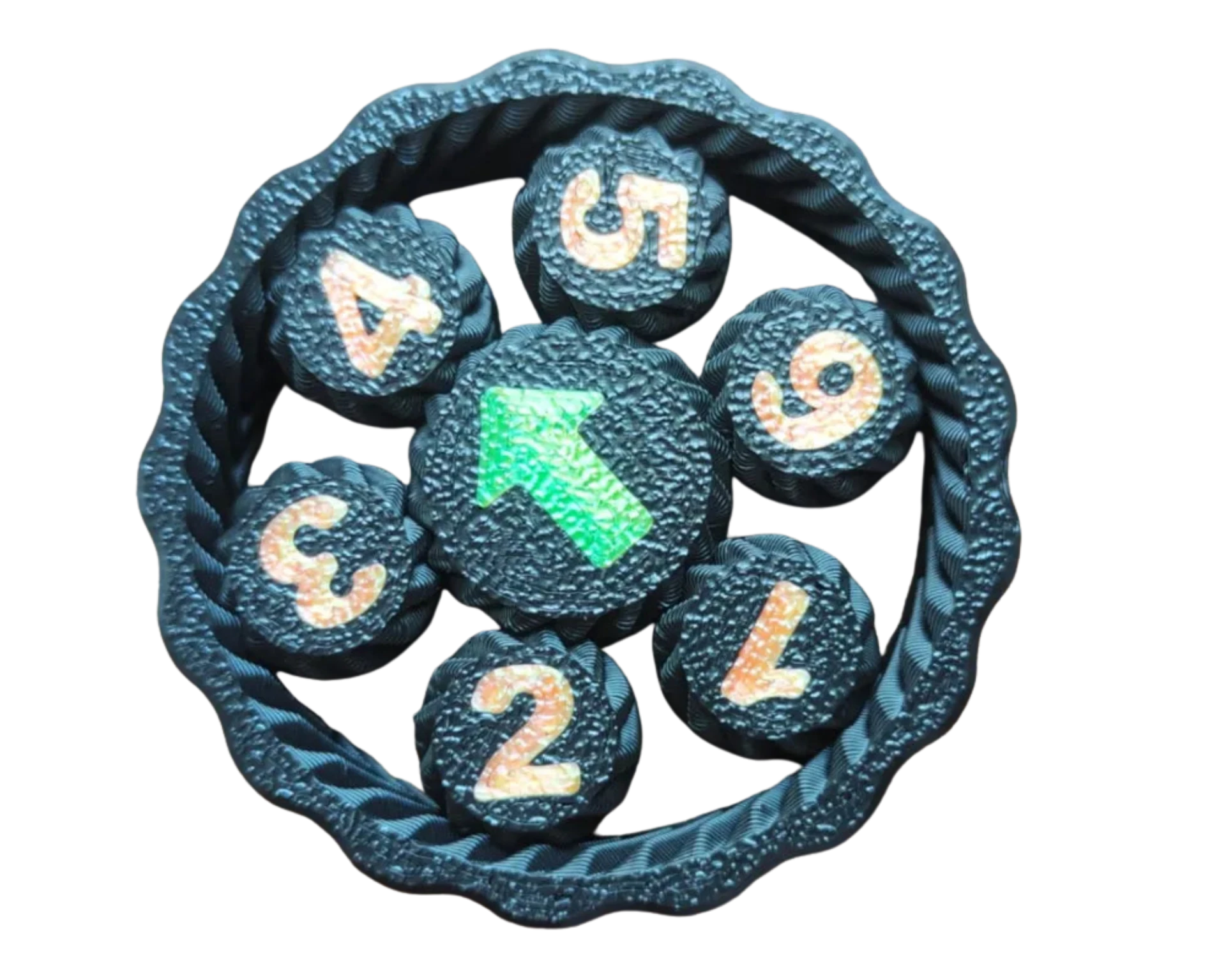 Rotary fidget spinner dice Remixed