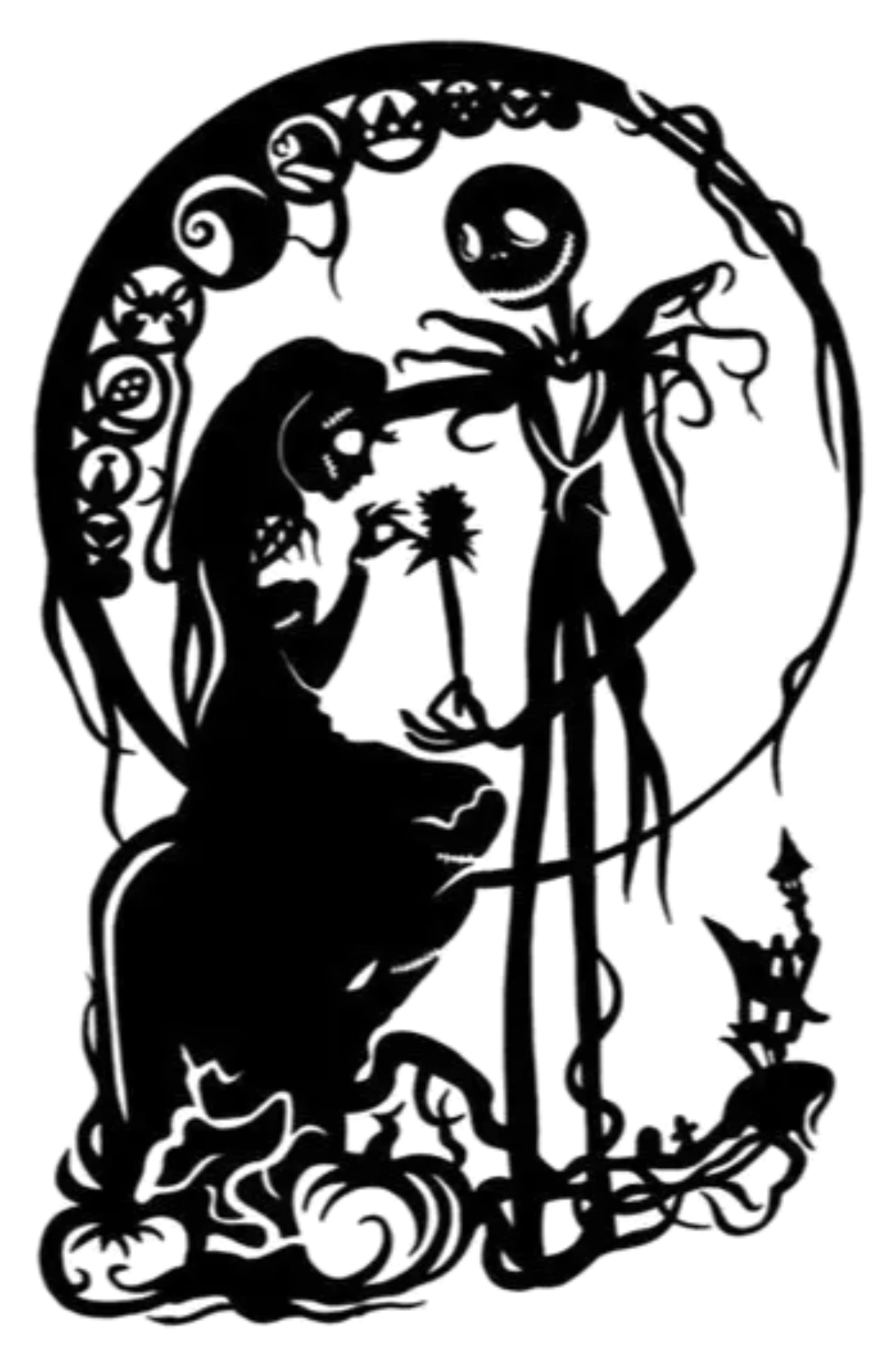 Nightmare Before Christmas Hueforge WallArt 1