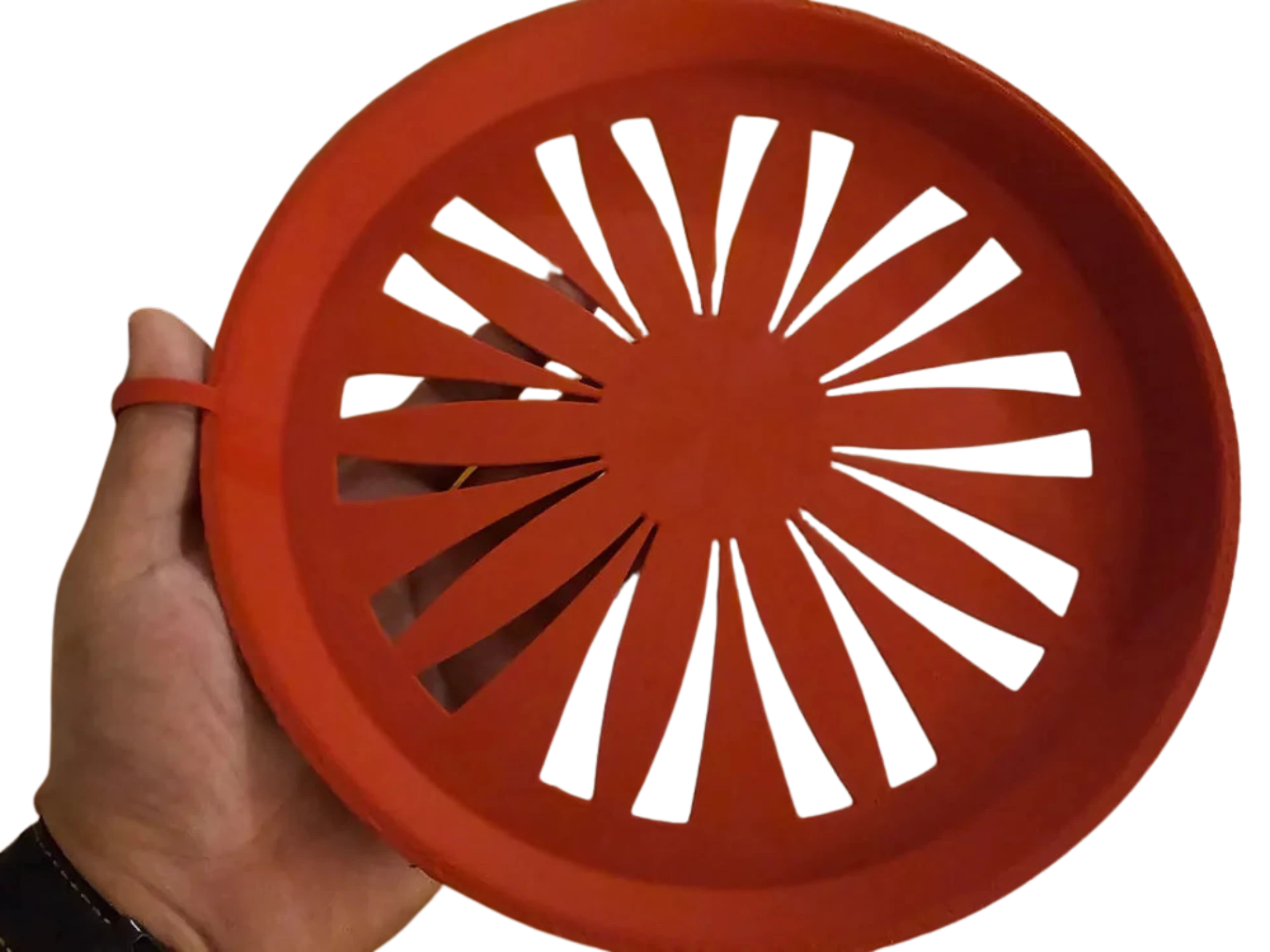 Paper Plate Support with Thumb Ring - 9'/22.8 cm