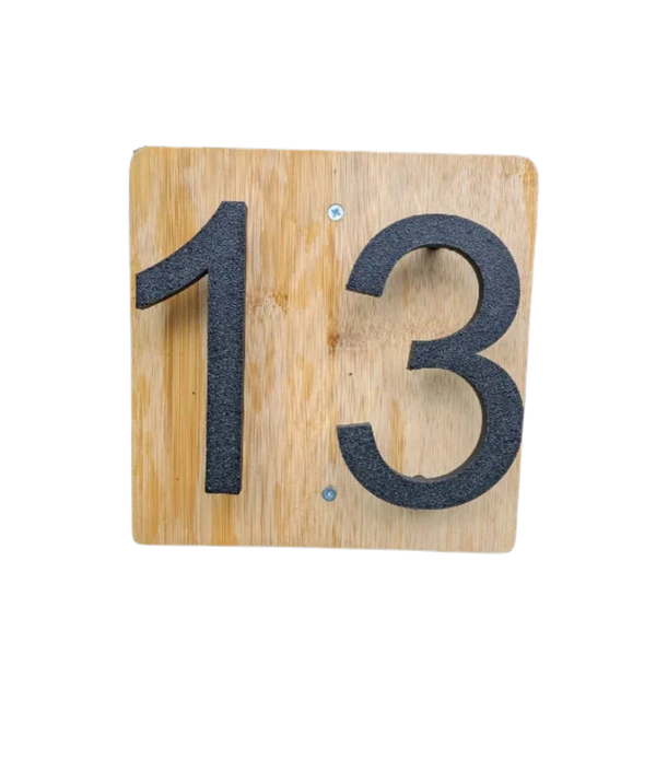 Contemporary Stand-off House Numbers - 6 INCH Remixed