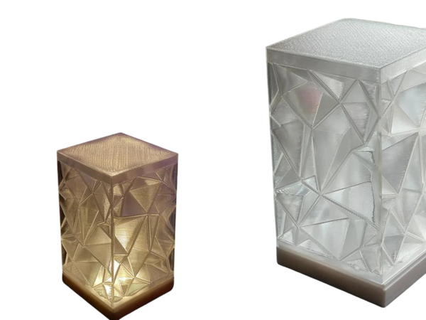 Frozen Ice Shards Lamp for LED Kit 001 (vase mode) Remixed