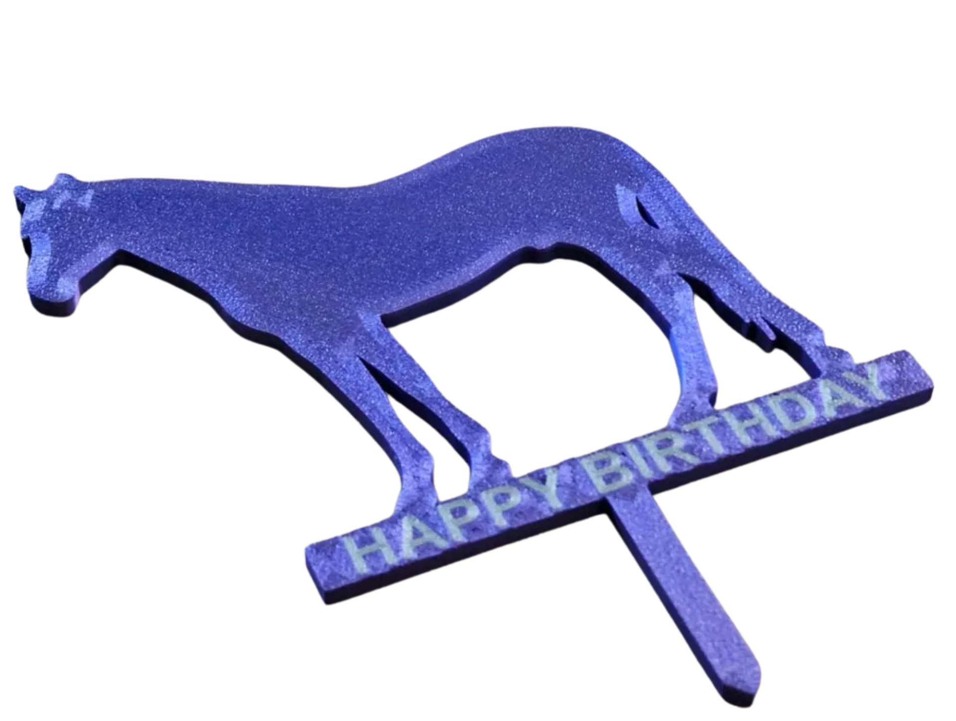 Happy Birthday Horse - Cake Topper