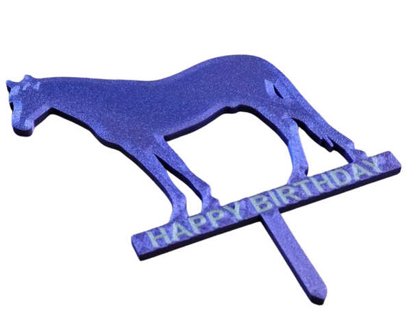 Happy Birthday Horse - Cake Topper