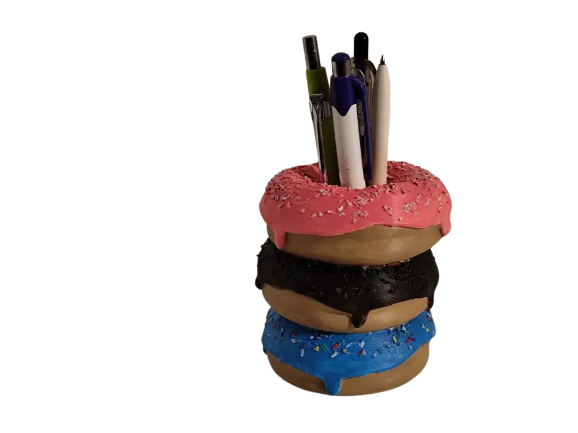 Stacked Donuts Pen/Pencil Holder