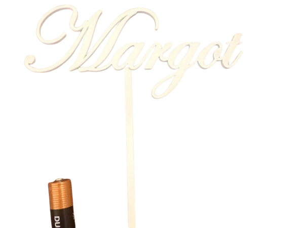 Margot Cake topper