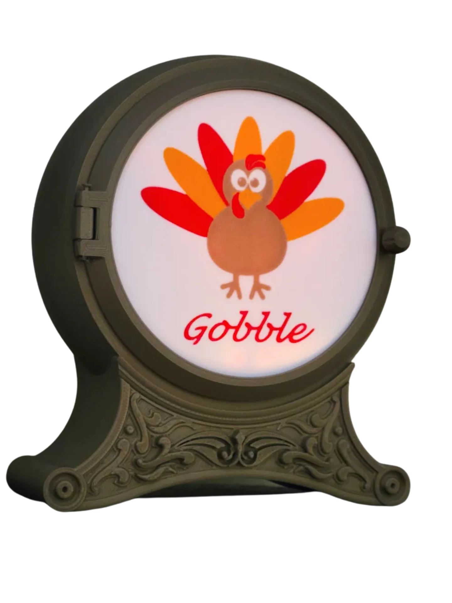 Tea Light Scene, Gobble