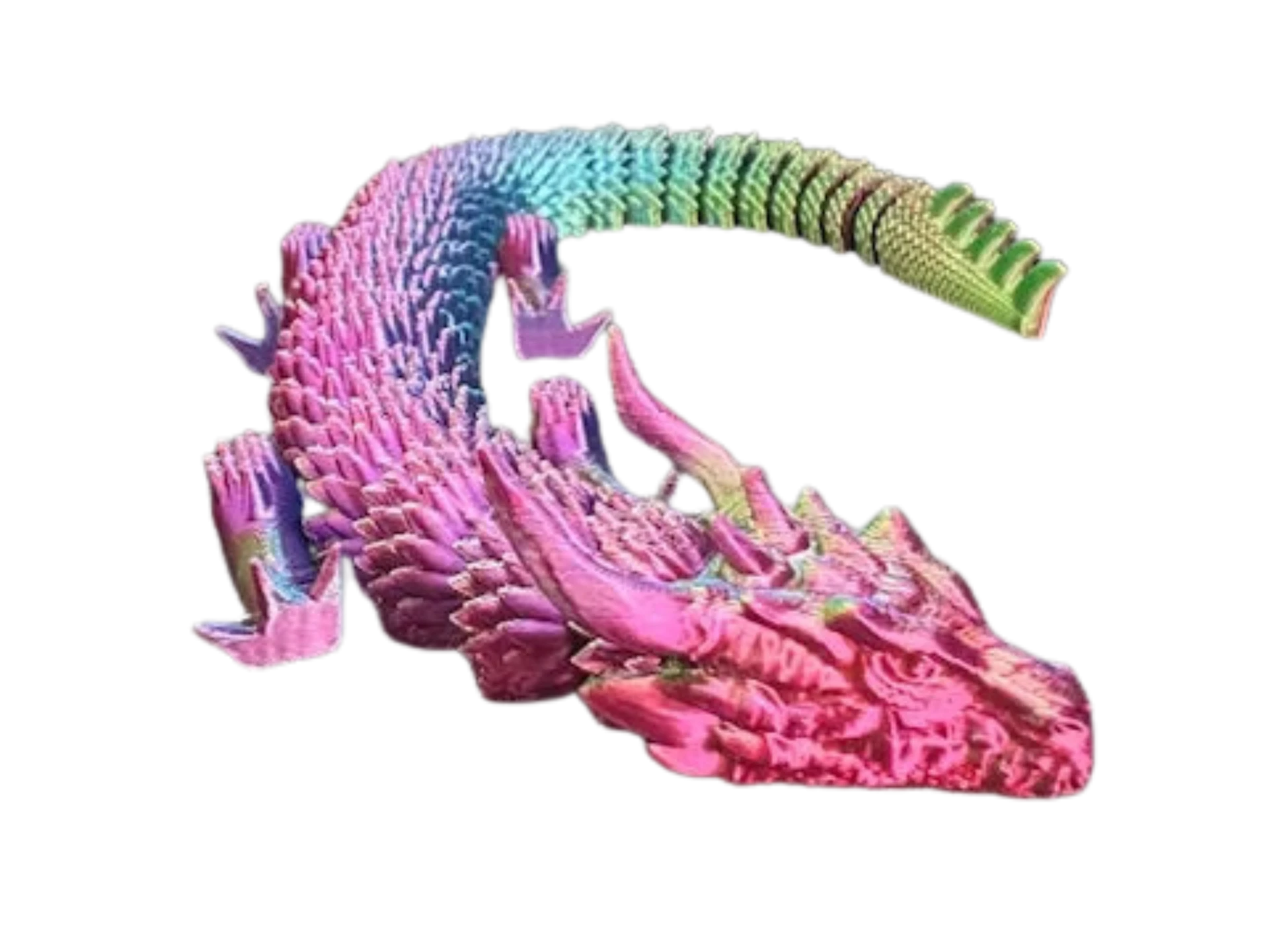 Standing Articulated Nature Dragon Remixed