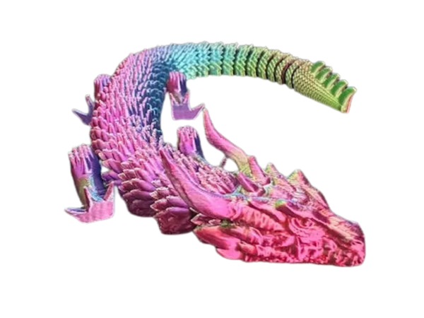 Standing Articulated Nature Dragon Remixed