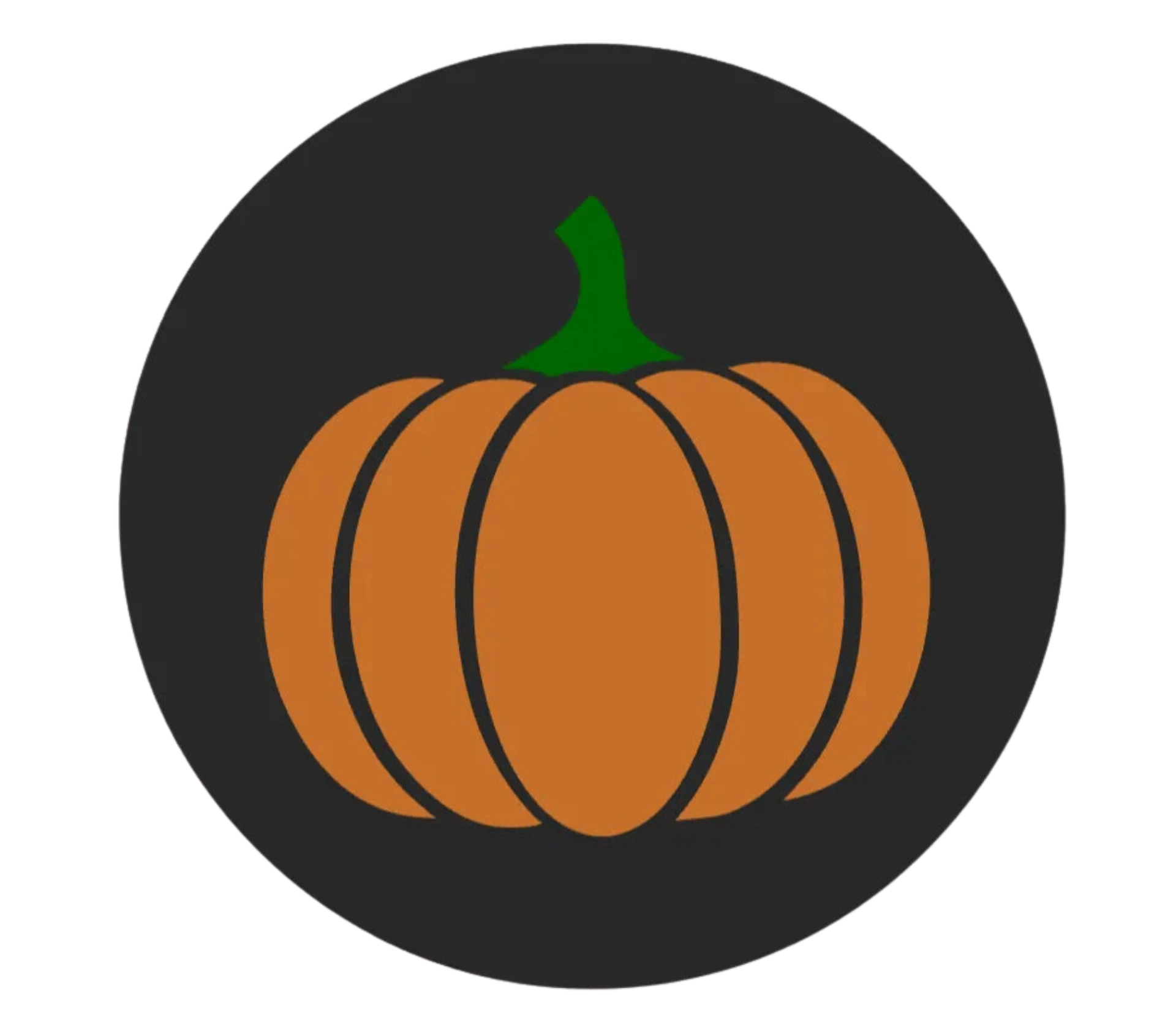 Simple Pumpkin Coaster