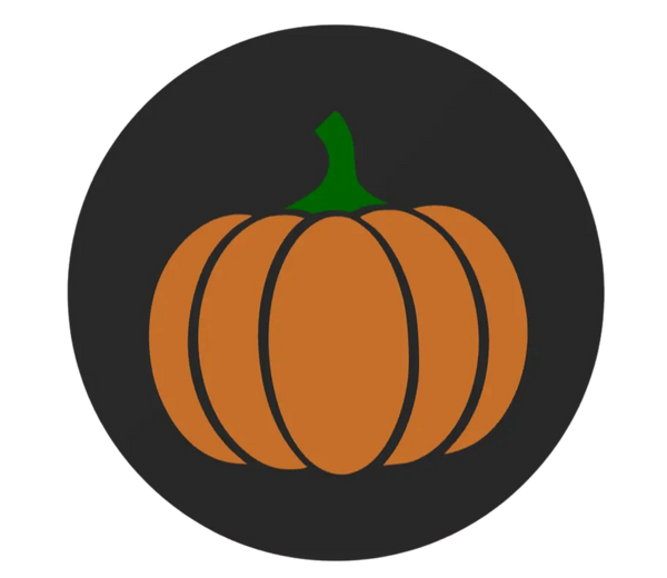 Simple Pumpkin Coaster