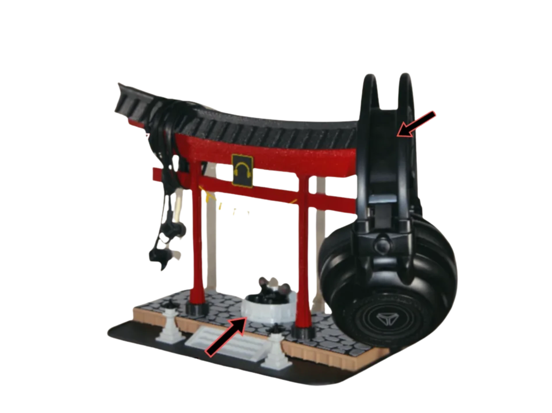 Headphone and Earphone Holder – Torii Gate