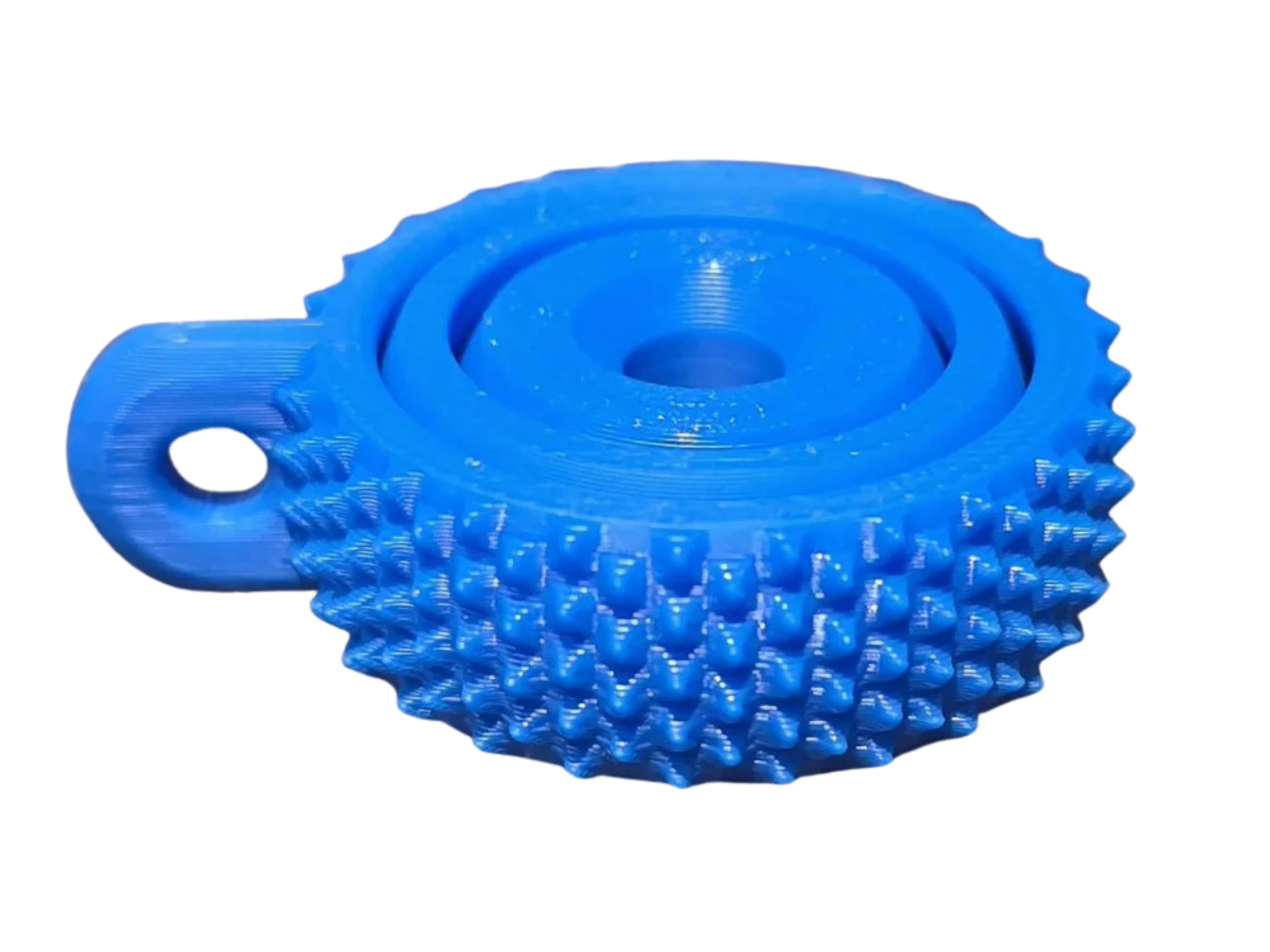 Keychain Textured Fidget Spinner