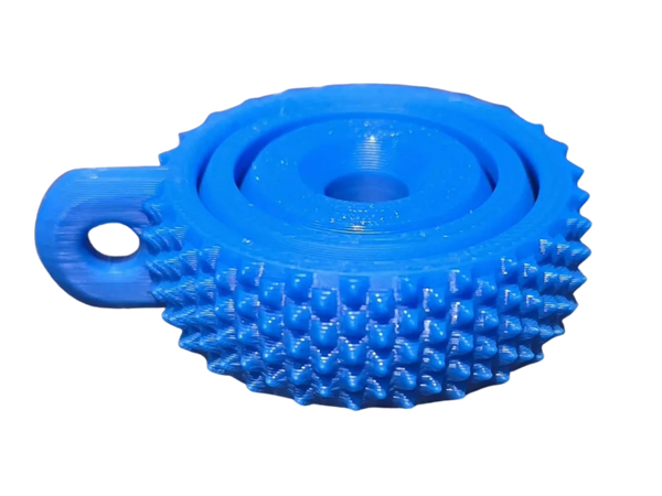 Keychain Textured Fidget Spinner