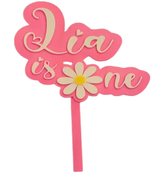 Lia cake topper