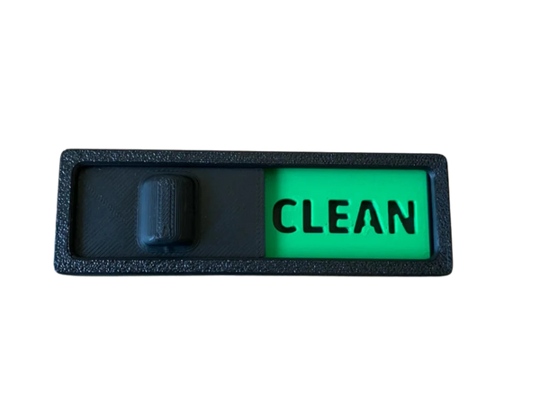 Dishwasher magnetic sign CLEAN/DIRTY Remixed