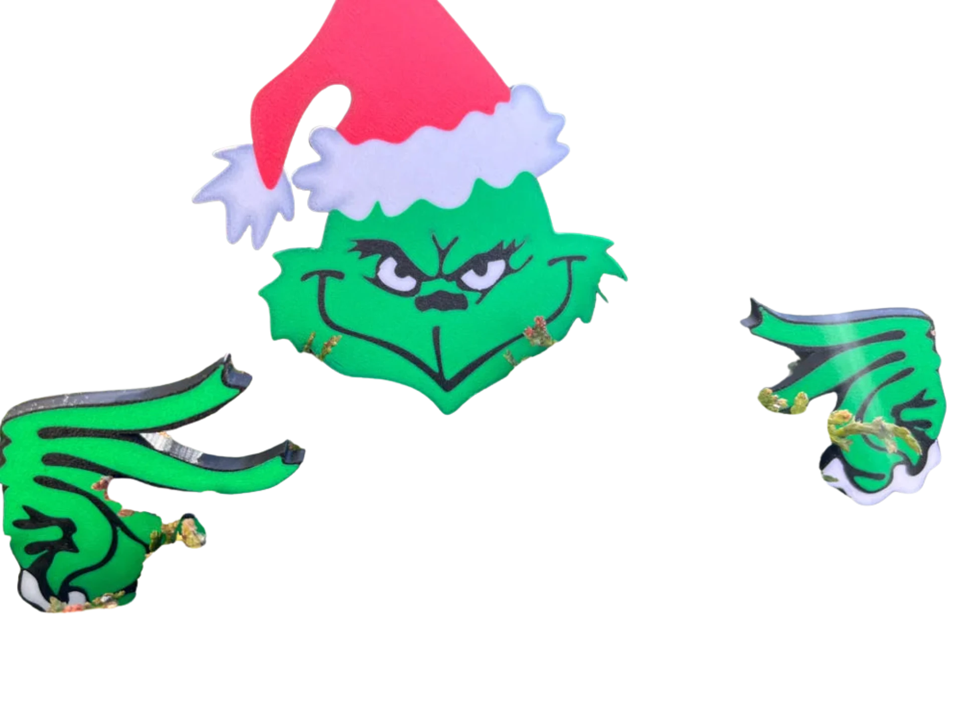 Grinch Stealing Christmas Tree Decoration