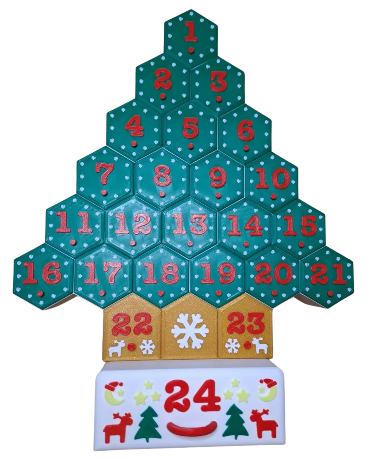 Christmas Advent Calendar Tree Shaped Remixed