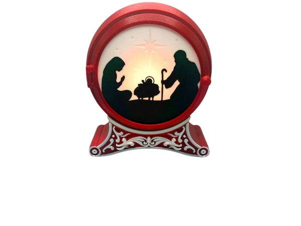 Christmas Nativity Puck Light Display Remixed