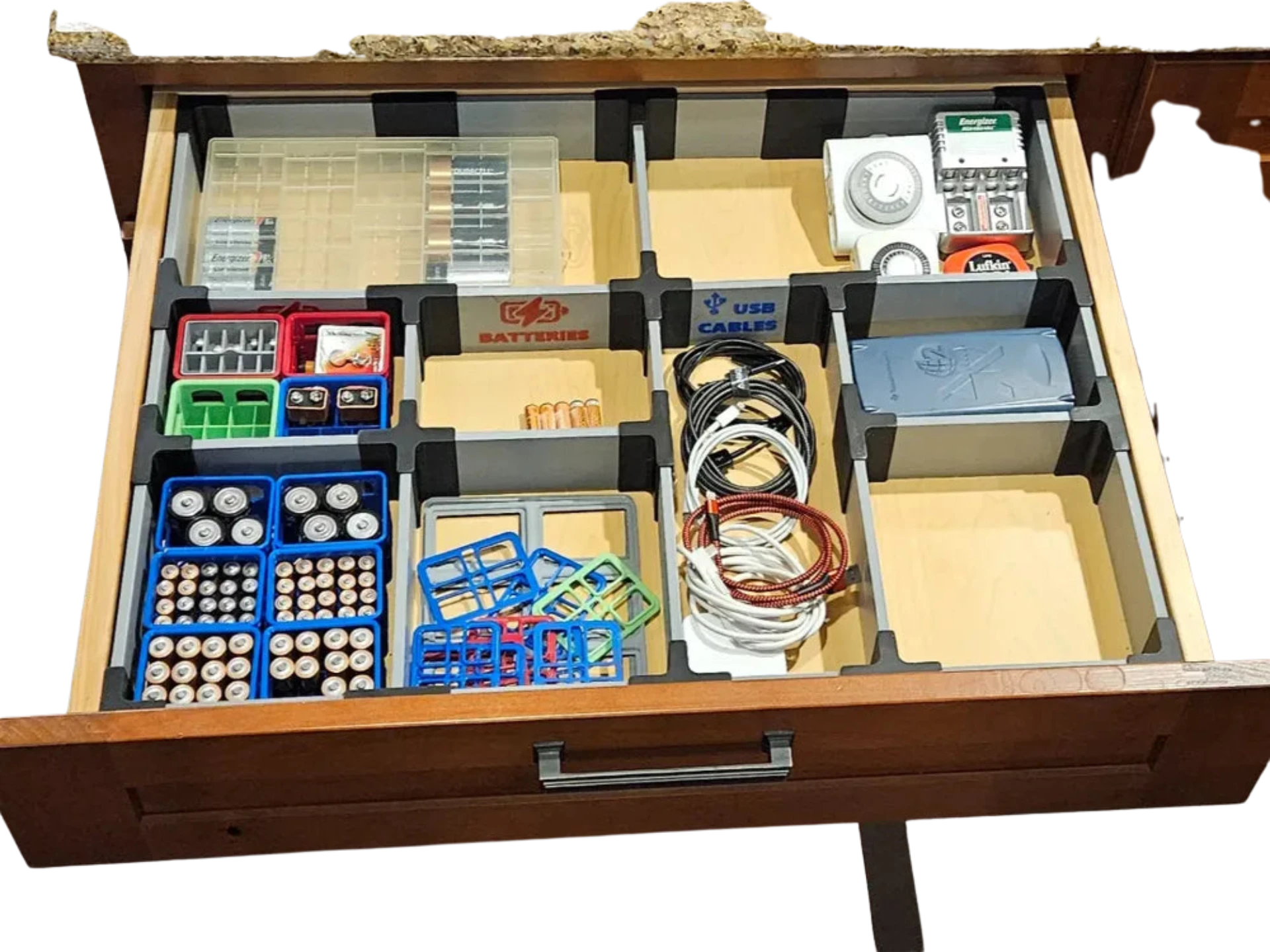 Modular Drawer Dividers Remix for 3D Printed Dvdrs Remixed