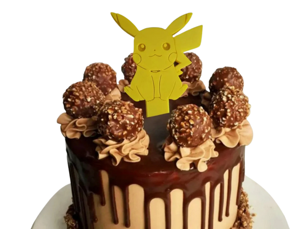 Pikachu cake topper