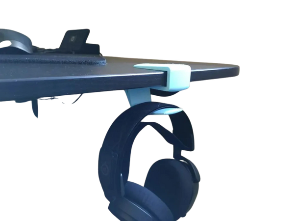 Headphone Hook for 17-18mm desk Remixed
