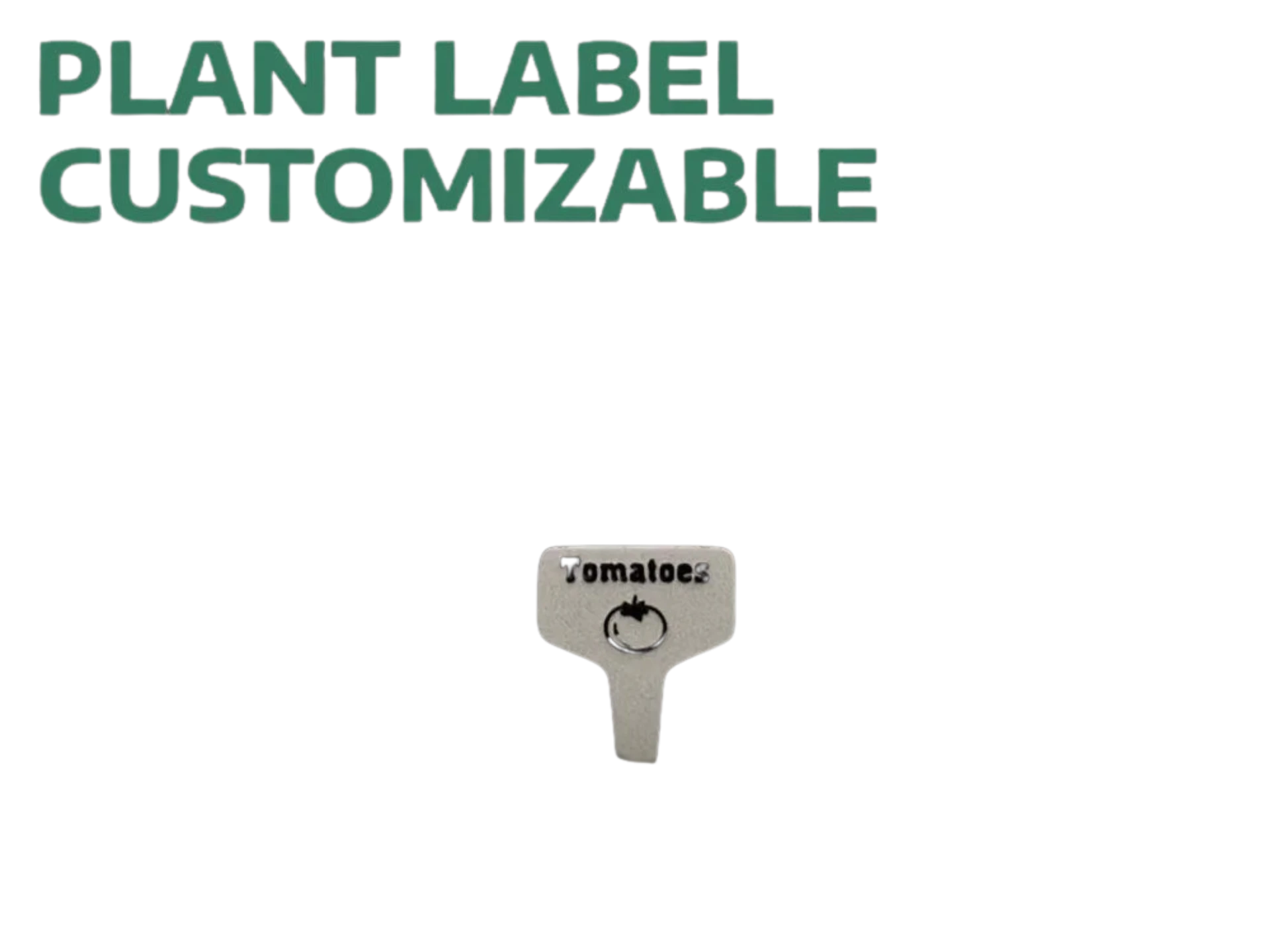 Customizable Plant Index Label