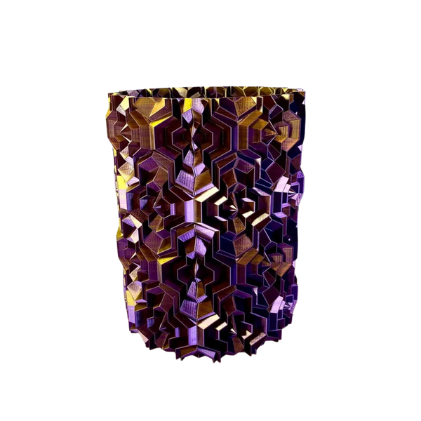 Tetrahex Ripple Vase