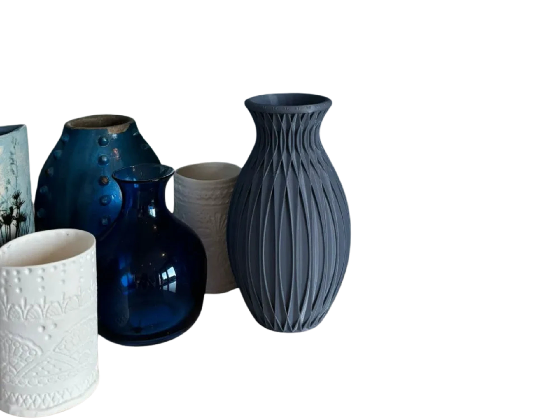 Feathered Vase