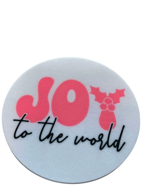 Joy to the World 4 Coasters set of 4