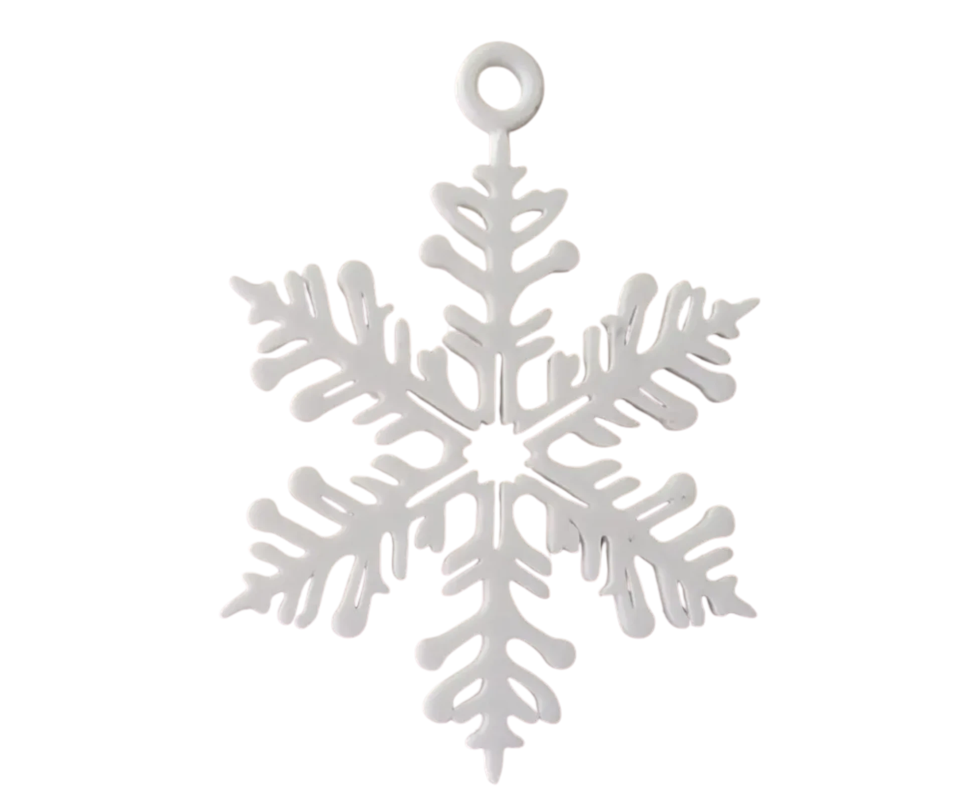Snowflake Xmas tree decoration
