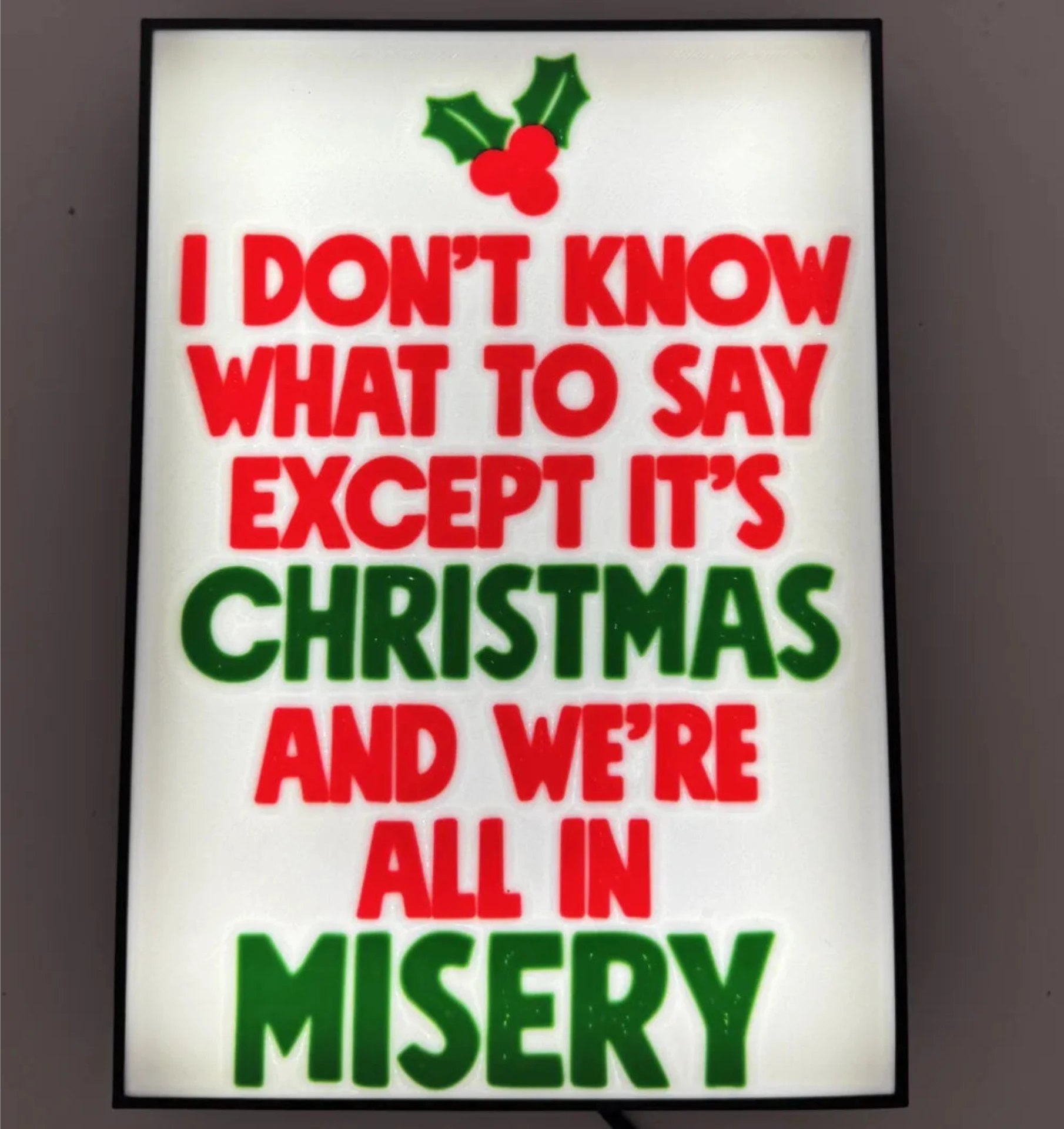 National Lampoon Xmas Vacation Misery Lightbox