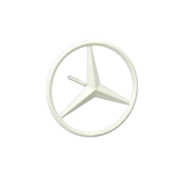 Mercedes logo cake topper