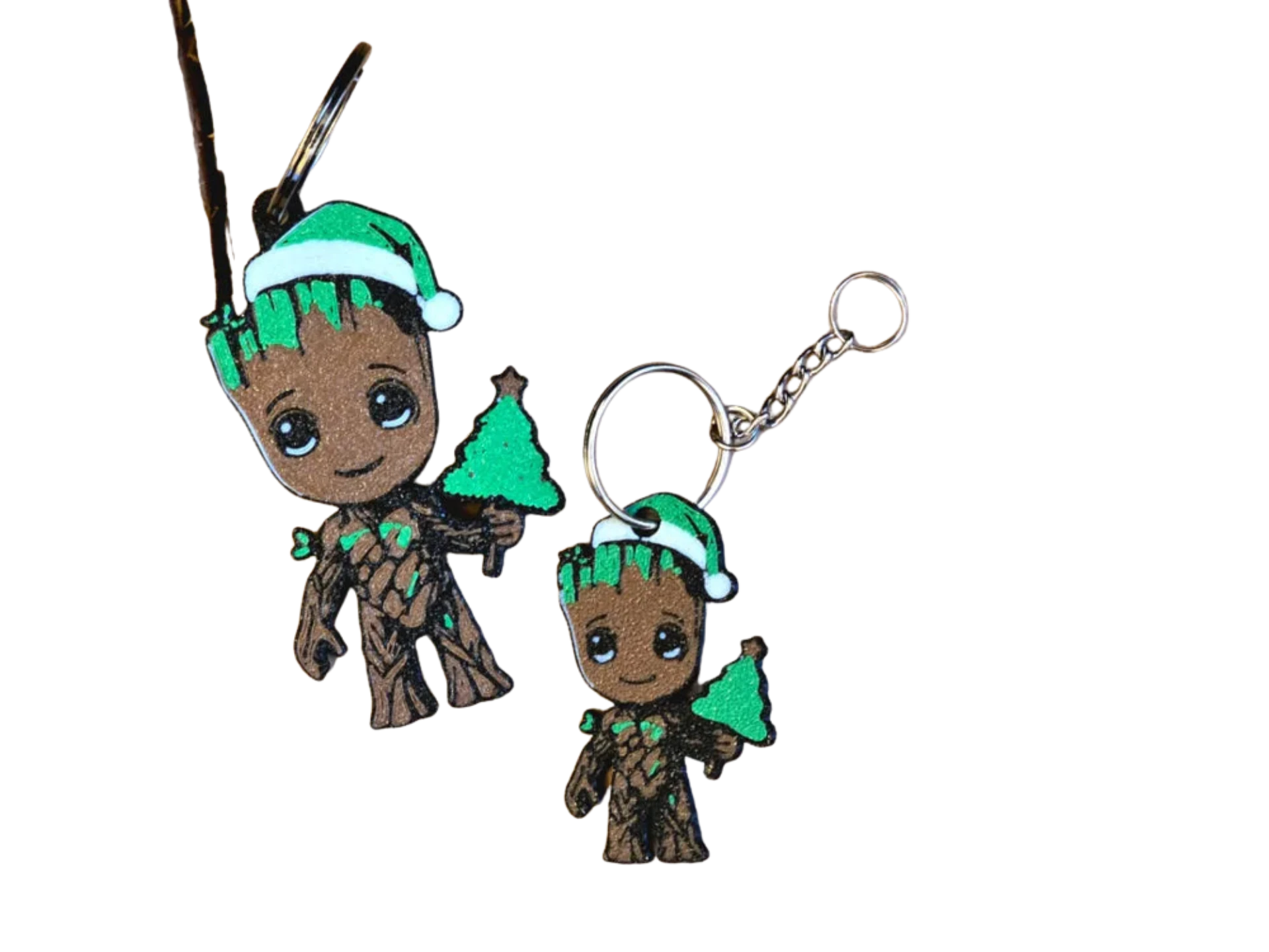 Christmas Baby Groot - ornament and keychain