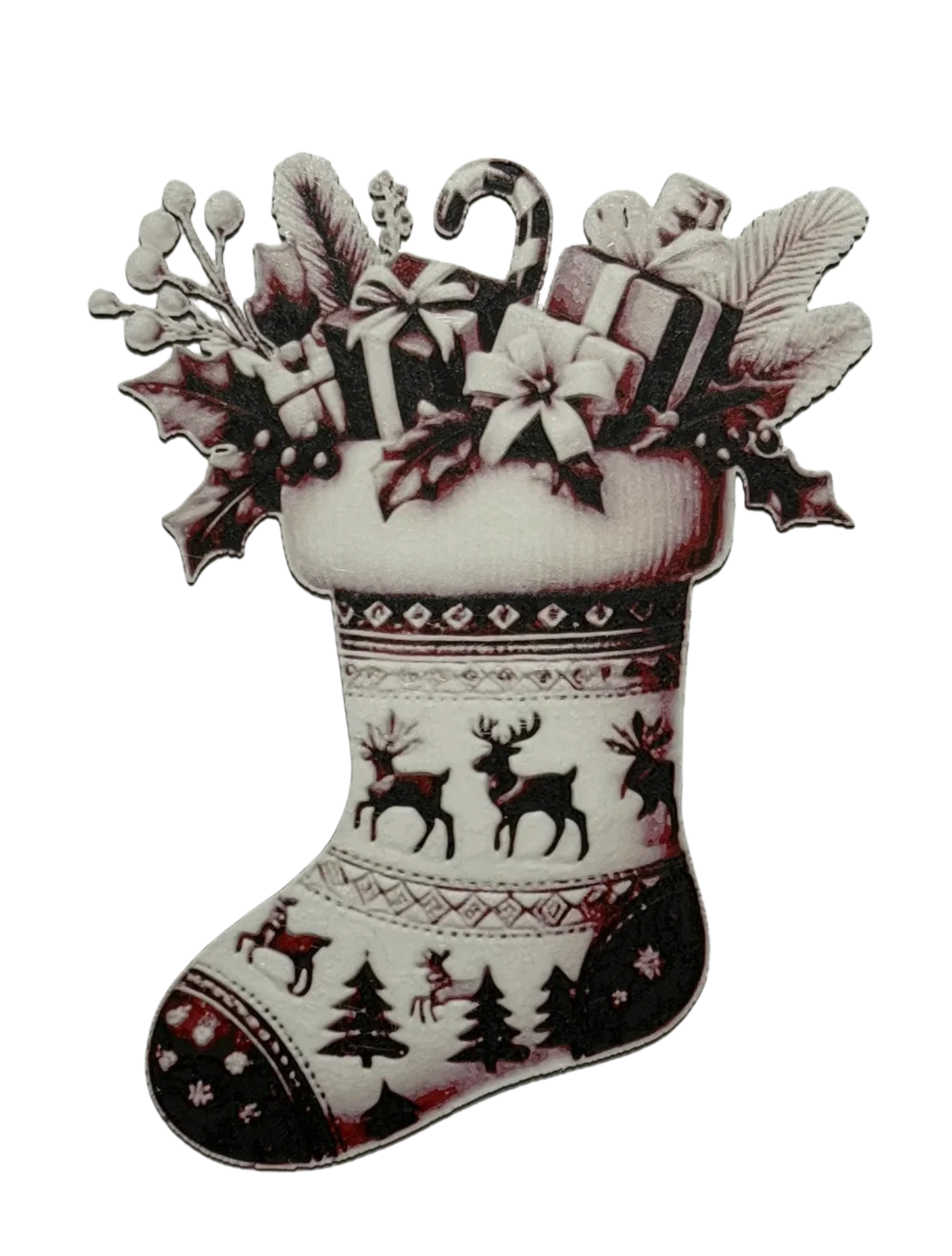 boot with gifts at Christmas hueforge