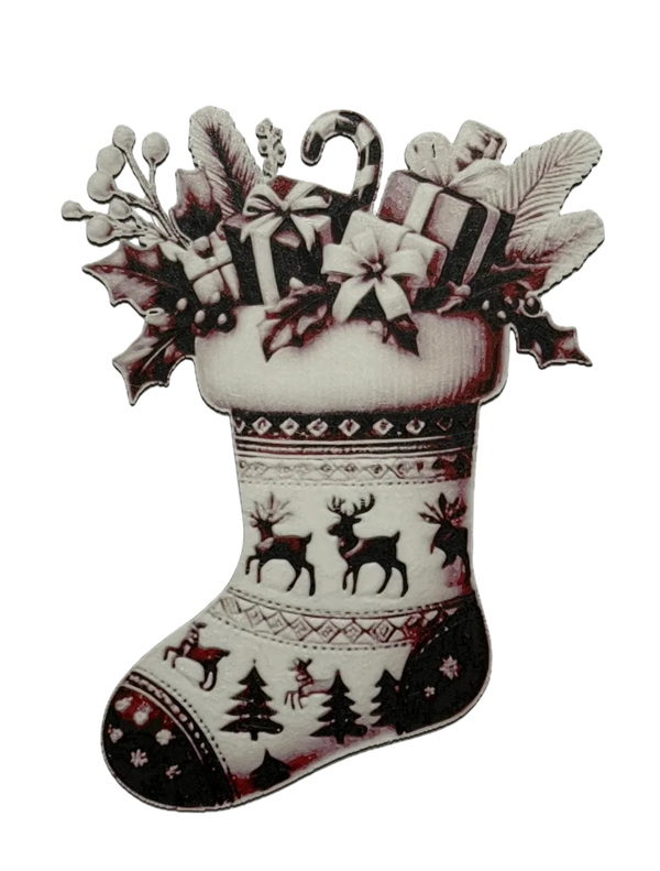 boot with gifts at Christmas hueforge