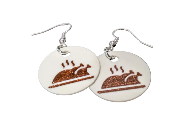 Simple Turkey Earings