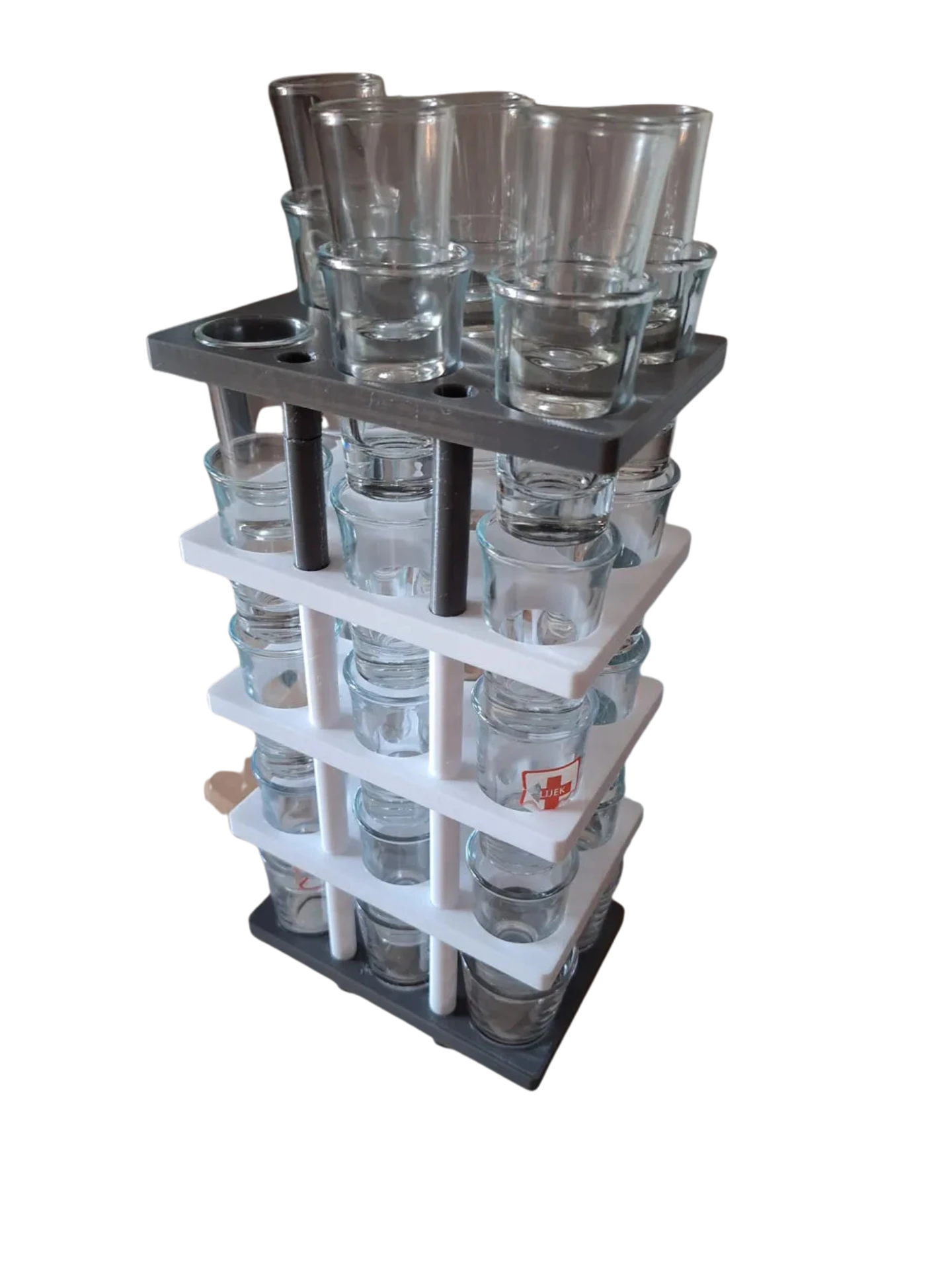 Shot glass stacker