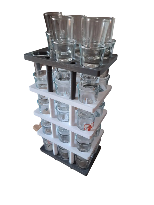 Shot glass stacker