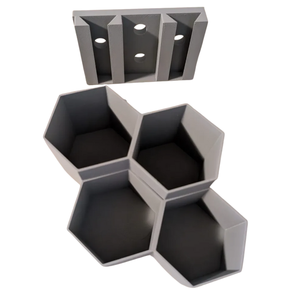 Plant pots wall mount