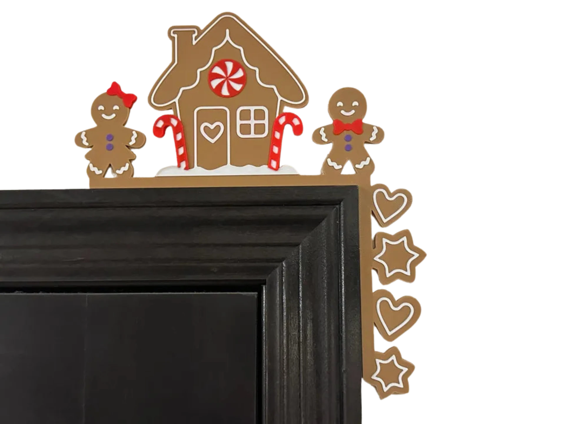 Gingerbread House Christmas Door Corner