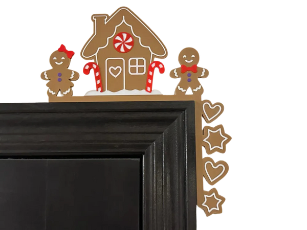 Gingerbread House Christmas Door Corner
