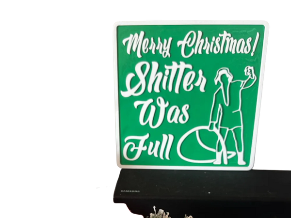Christmas Vacation Sign - Single Extruder or AMS
