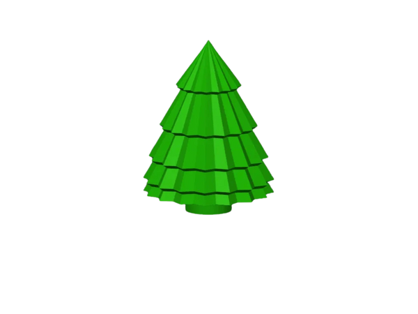 Simple Christmas Tree prop model decoration