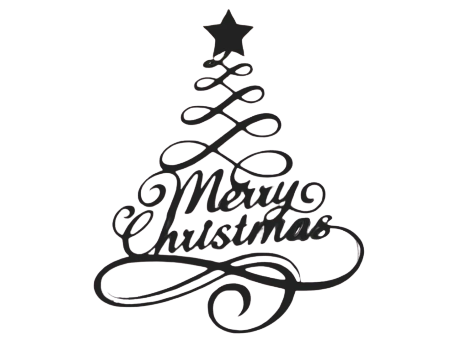 Merry Christmas wall decoration